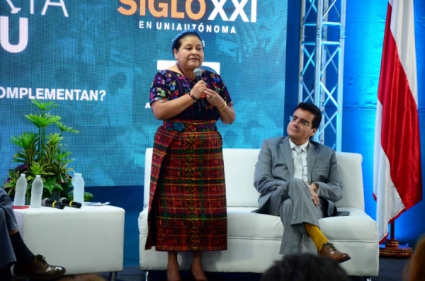 Colombia debe elegir el camino correcto en la encrucijada de la paz y de la guerra: Rigoberta Menchú